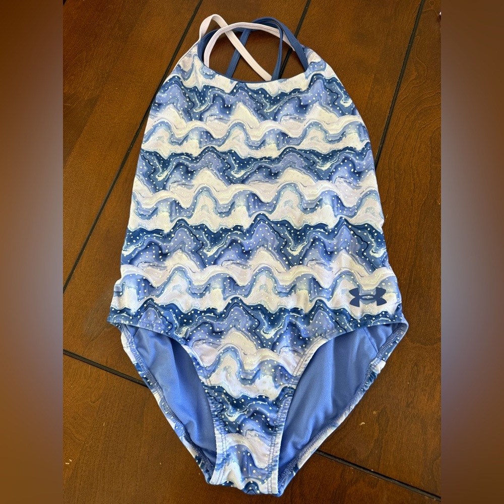 Under Armour Kids Blue Wave Swimsuit